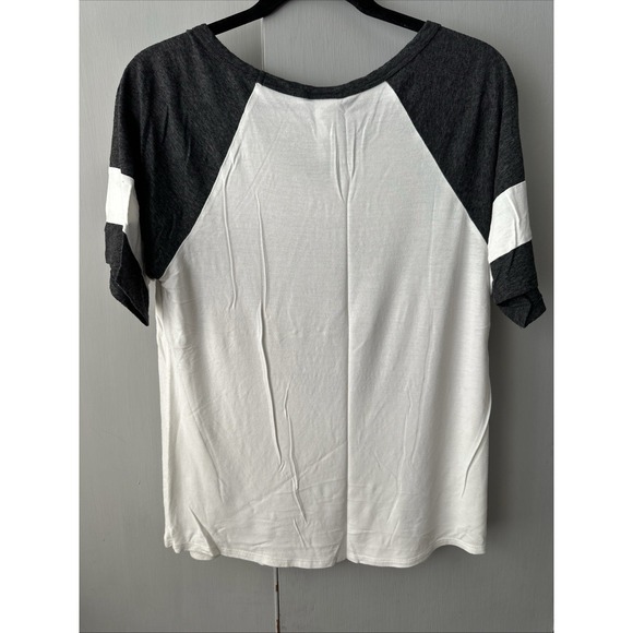 Harley Davidson‎ T Shirt Womens L Bling  Motorcycle Biker Raglan Sleeve - Picture 9 of 9